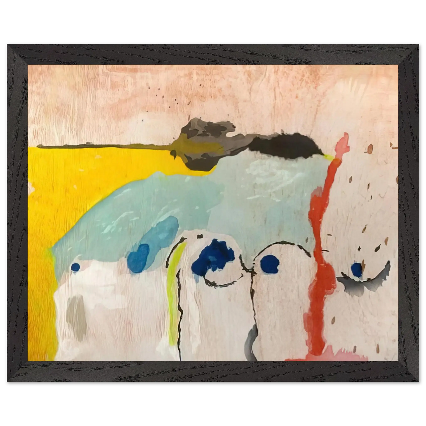 Helen Frankenthaler - Tales of Genji I - 1998 Wall art - 70x100 cm / 28x40 Inches - Fine Art Poster - -