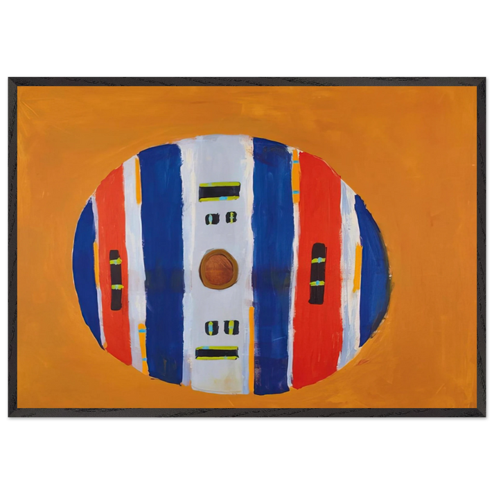 Target - 1981 - Betty Parsons 70x100 cm / 28x40 inches Framed Art Print – Black Wooden Frame