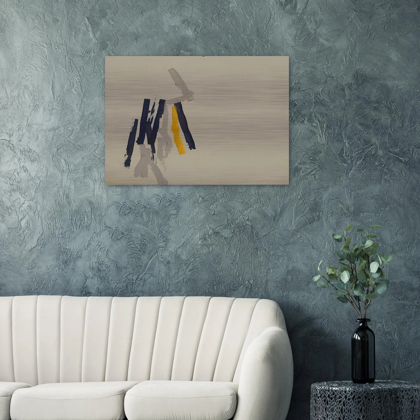 Striped Picture - 1962 - Charlotte Posenenske Brushed Aluminum Print - 70x100 cm / 28x40 inches | Charlotte Posenenske Aluminum Print | Charlotte Posenenske Prints