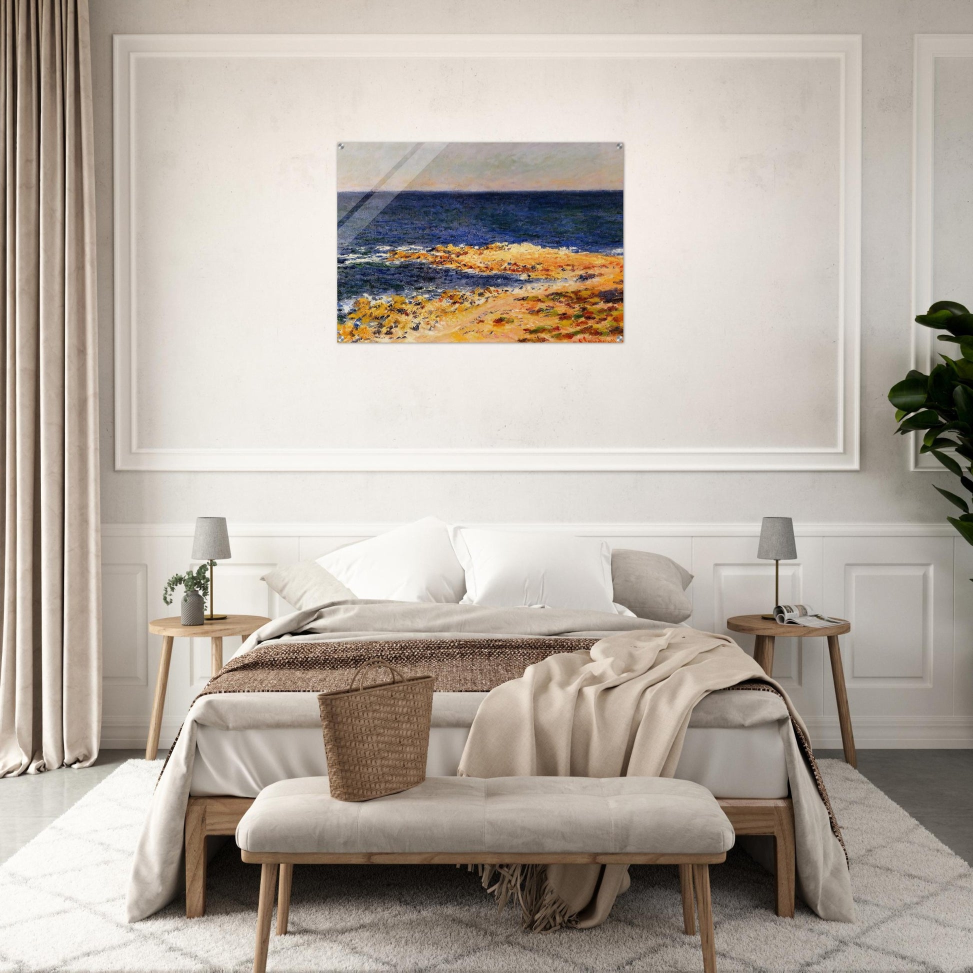 The Big Blue at Antibes - claude monet Acrylic Print - 70x100 cm / 28x40″ inches | claude monet Wall Art | claude monet Prints