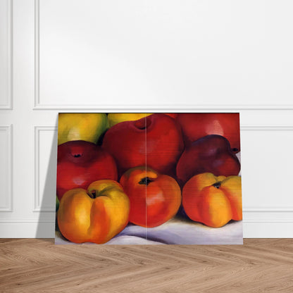 Apple Family - Georgia O'Keeffe Brushed Aluminum Print - 70x100 cm / 28x40 inches | Georgia O'Keeffe Aluminum Print | Georgia O'Keeffe Prints