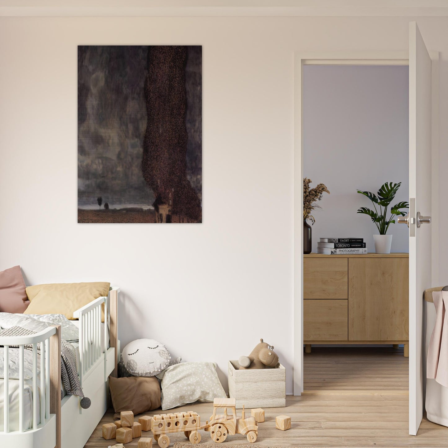 THE BIG POPLAR II 1903 - Gustav Klimt Brushed Aluminum Print - 70x100 cm / 28x40 inches | Gustav Klimt Aluminum Print | Gustav Klimt Prints