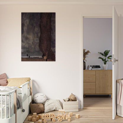 THE BIG POPLAR II 1903 - Gustav Klimt Brushed Aluminum Print - 70x100 cm / 28x40 inches | Gustav Klimt Aluminum Print | Gustav Klimt Prints