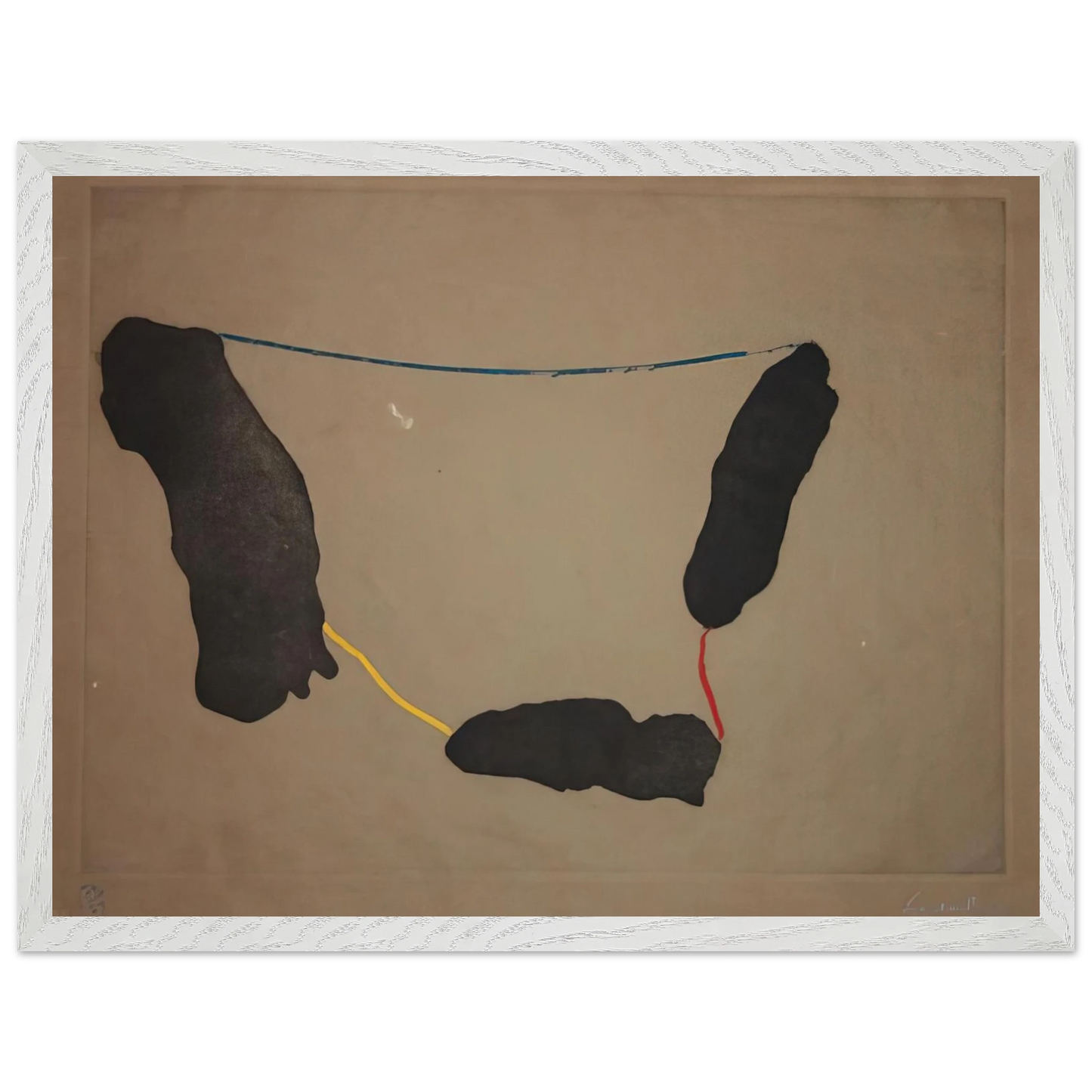 Helen Frankenthaler - Connected By Joy - 1973 Wall art - 20x25 cm / 8x10 inches - Fine Art Poster-canvas - -