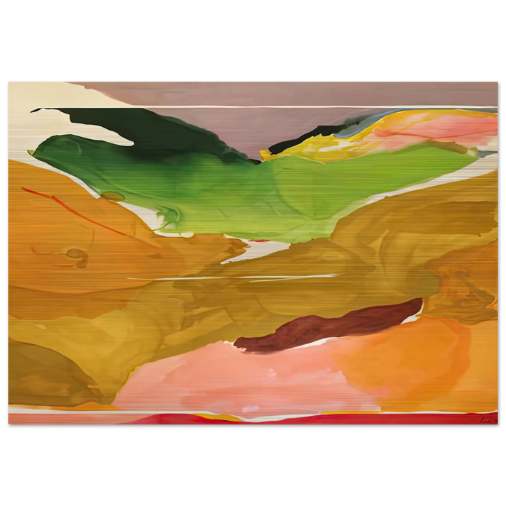 Nature Abhors a Vacuum, 1973- - Helen Frankenthaler Brushed Aluminum Print - 70x100 cm / 28x40 inches | Helen Frankenthaler Aluminum Print | Helen Frankenthaler Prints