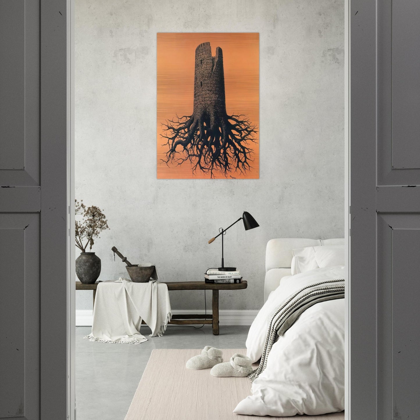 ALMAYER S FOLLY 1951 - Rene Magritte Brushed Aluminum Print - 70x100 cm / 28x40 inches | Rene Magritte Aluminum Print | Rene Magritte Prints