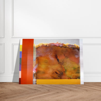 For The Ages - 1985 - Ronnie Landfield Brushed Aluminum Print - 70x100 cm / 28x40 inches | Ronnie Landfield Aluminum Print | Ronnie Landfield Prints