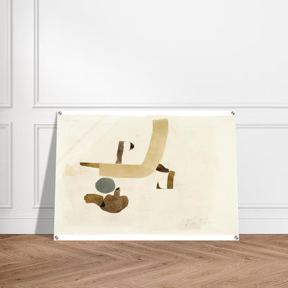 29.5.64 - 1964 - Julius Bissier Acrylic Print - 70x100 cm / 28x40″ inches