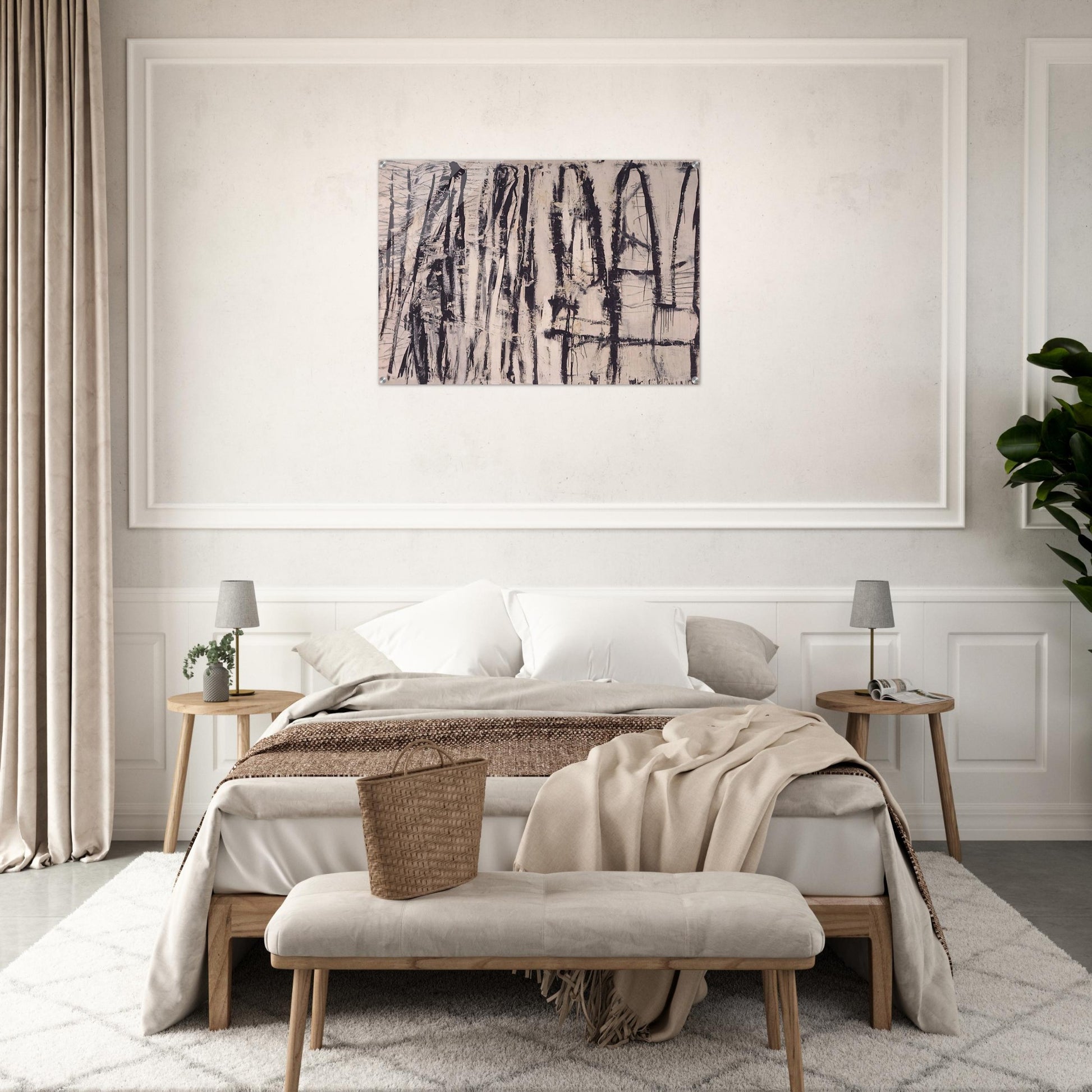 Quarzeat - Cy Twombly Acrylic Print - 70x100 cm / 28x40″ inches