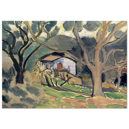 LANDSCAPE - Henri Matisse Brushed Aluminum Print - 70x100 cm / 28x40 inches | Henri Matisse Aluminum Print | Henri Matisse Prints