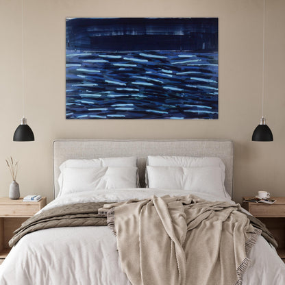 Flowers Of The Deep - 1984 - Ronnie Landfield Art Prints - 100x150 cm / 40x60″ inches | Ronnie Landfield Poster | Ronnie Landfield Prints