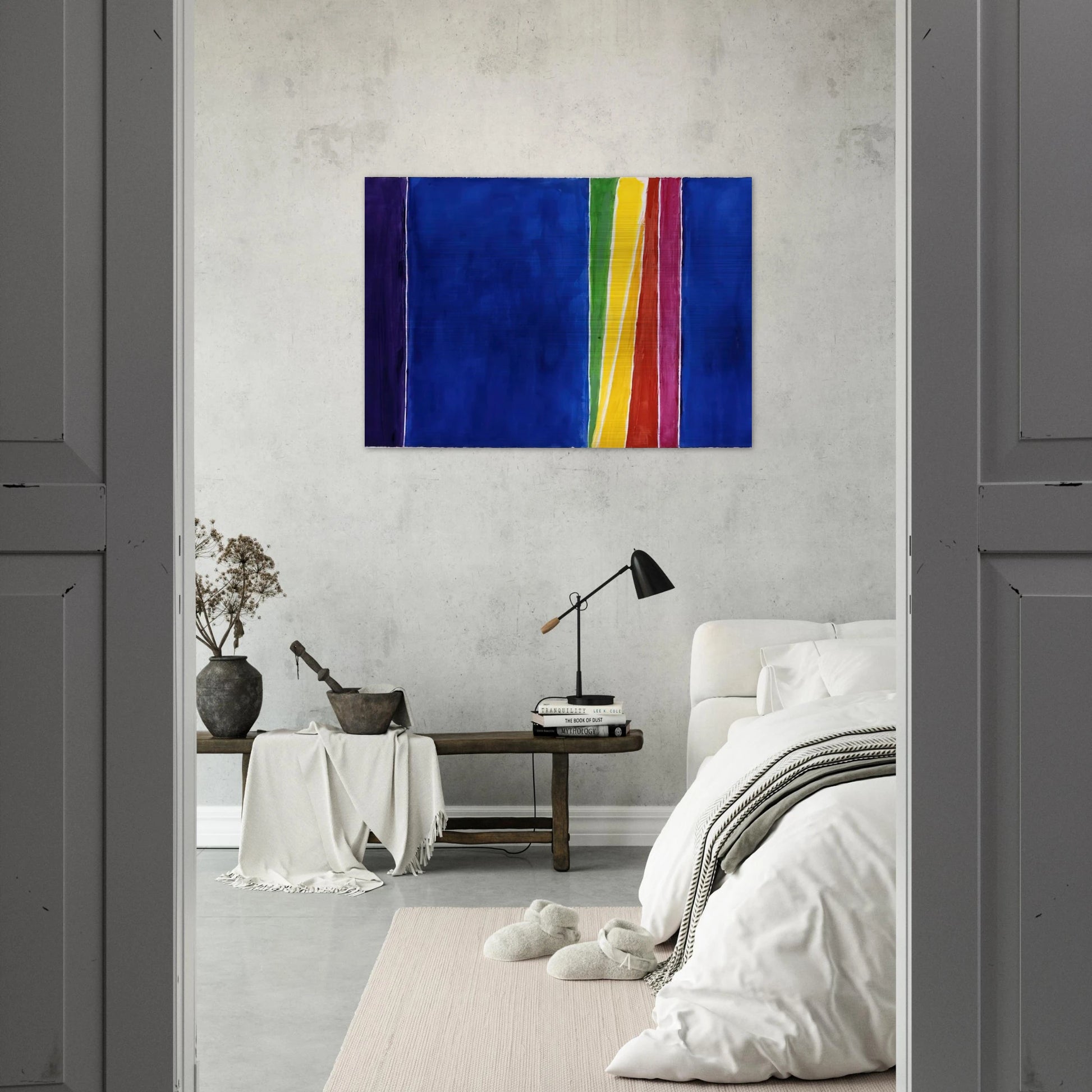 ATMOSPHERIC EFFECTS II 1972 - Alma Woodsey Thomas Brushed Aluminum Print - 70x100 cm / 28x40 inches | Alma Woodsey Thomas Aluminum Print | Alma Woodsey Thomas Prints