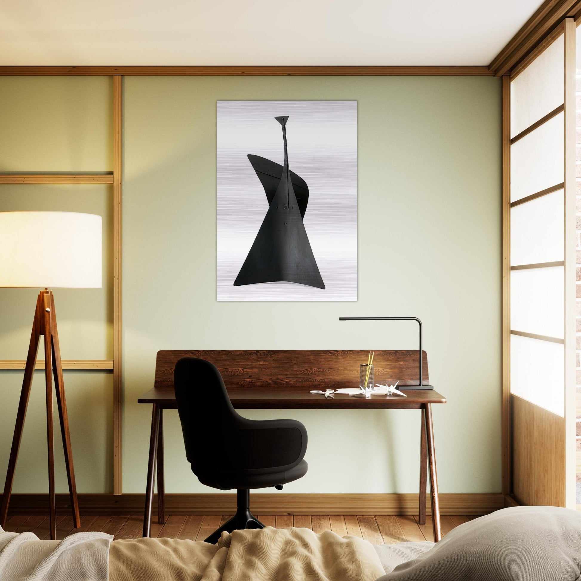 LITTLE ARCH MAQUETTE 1940 - Alexander Calder Brushed Aluminum Print - 70x100 cm / 28x40 inches | Alexander Calder Aluminum Print | Alexander Calder Prints