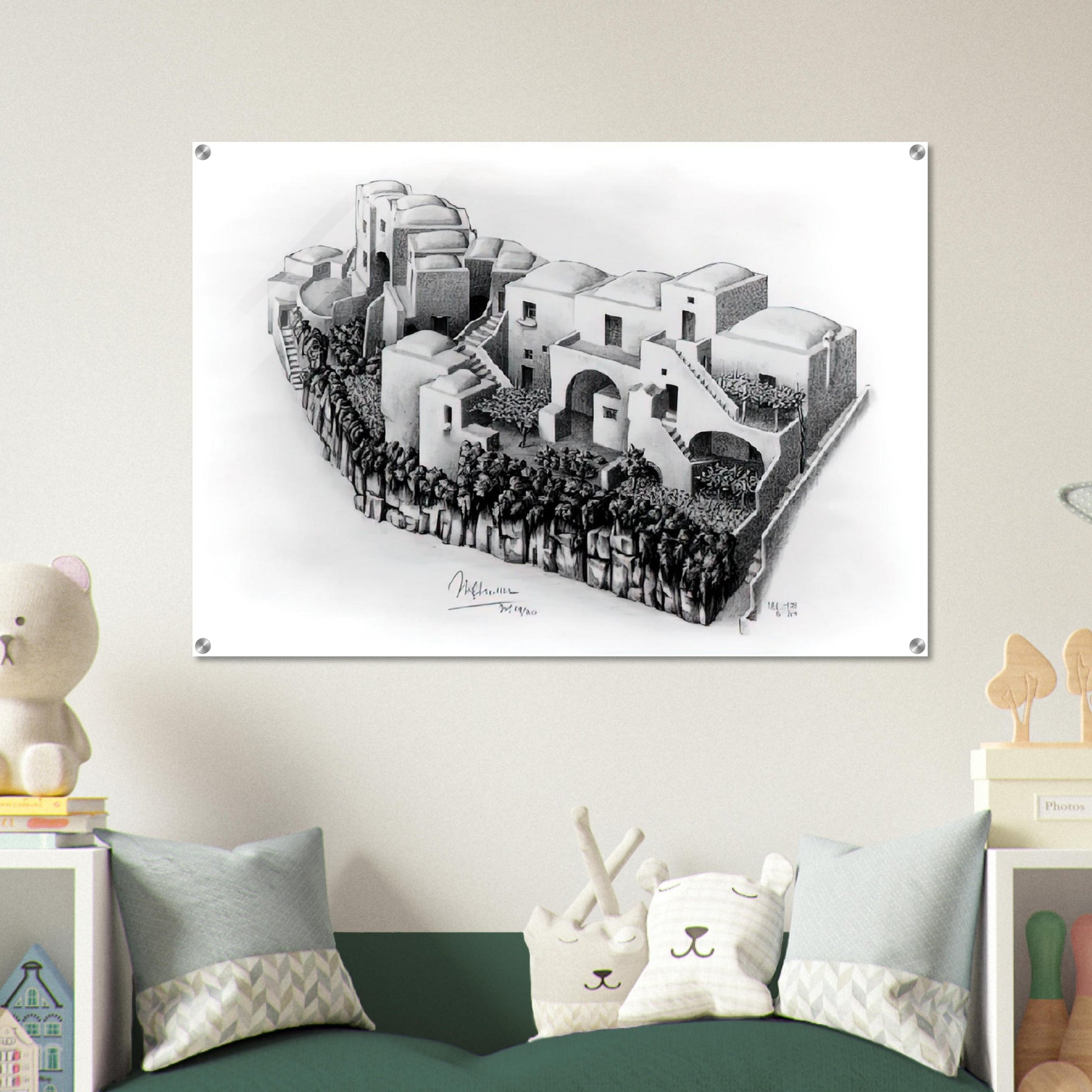 ESCHER (24) - MC Escher Acrylic Print - 70x100 cm / 28x40″ inches | Maurits Cornelis Escher Prints