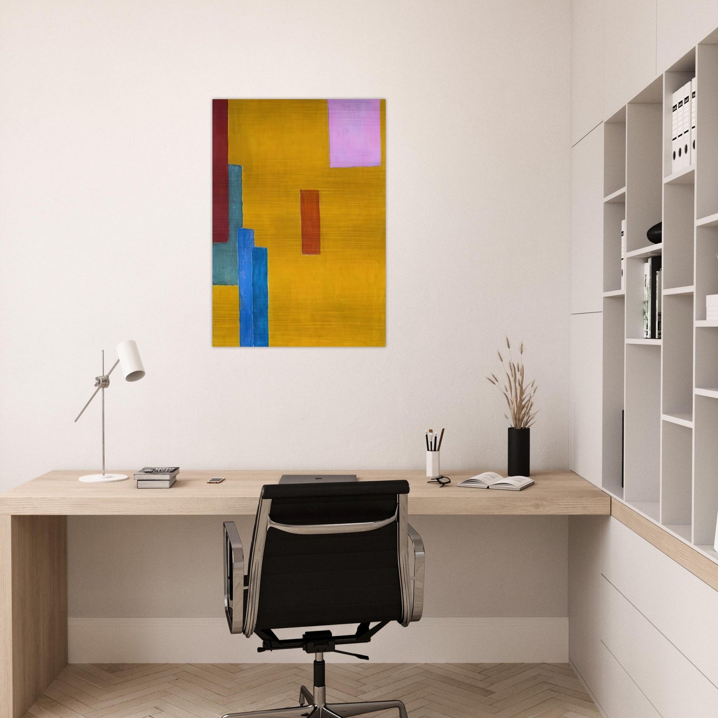 ABSTRACT PAINTING 1914 - Vanessa Bell Brushed Aluminum Print - 70x100 cm / 28x40 inches | Vanessa Bell Aluminum Print | Vanessa Bell Prints