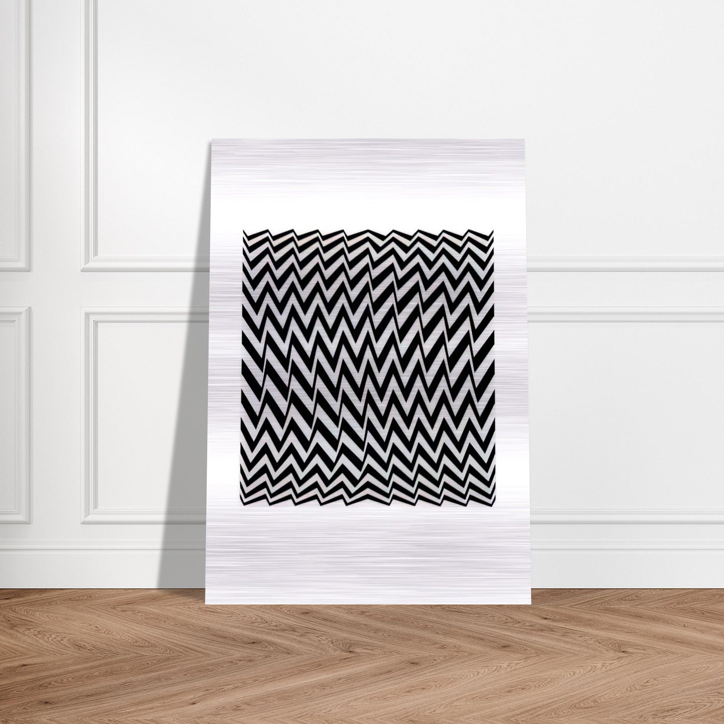 FRAGMENT 3 1965 - Bridget Riley Brushed Aluminum Print - 70x100 cm / 28x40 inches | Bridget Riley Aluminum Print | Bridget Riley Prints