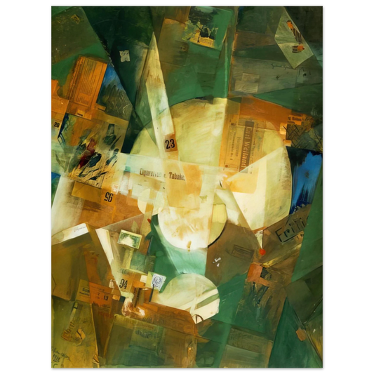 Kurt Schwitters - PICTURE WITH LIGHT CENTER 1919  75x100 cm / 30x40inches Fine Art Poster