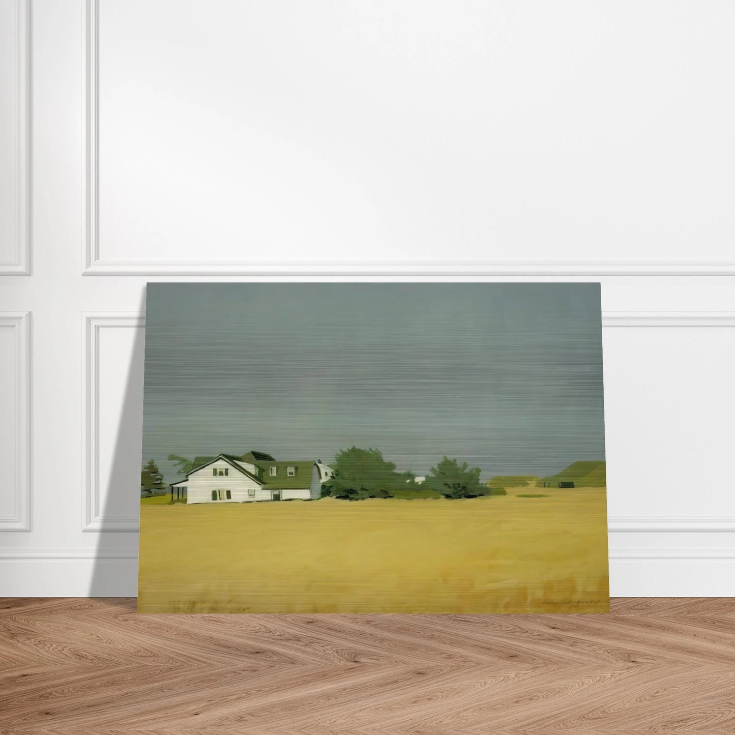 WHEAT 1960 - Fairfield Porter Brushed Aluminum Print - 70x100 cm / 28x40 inches | Fairfield Porter Aluminum Print | Fairfield Porter Prints