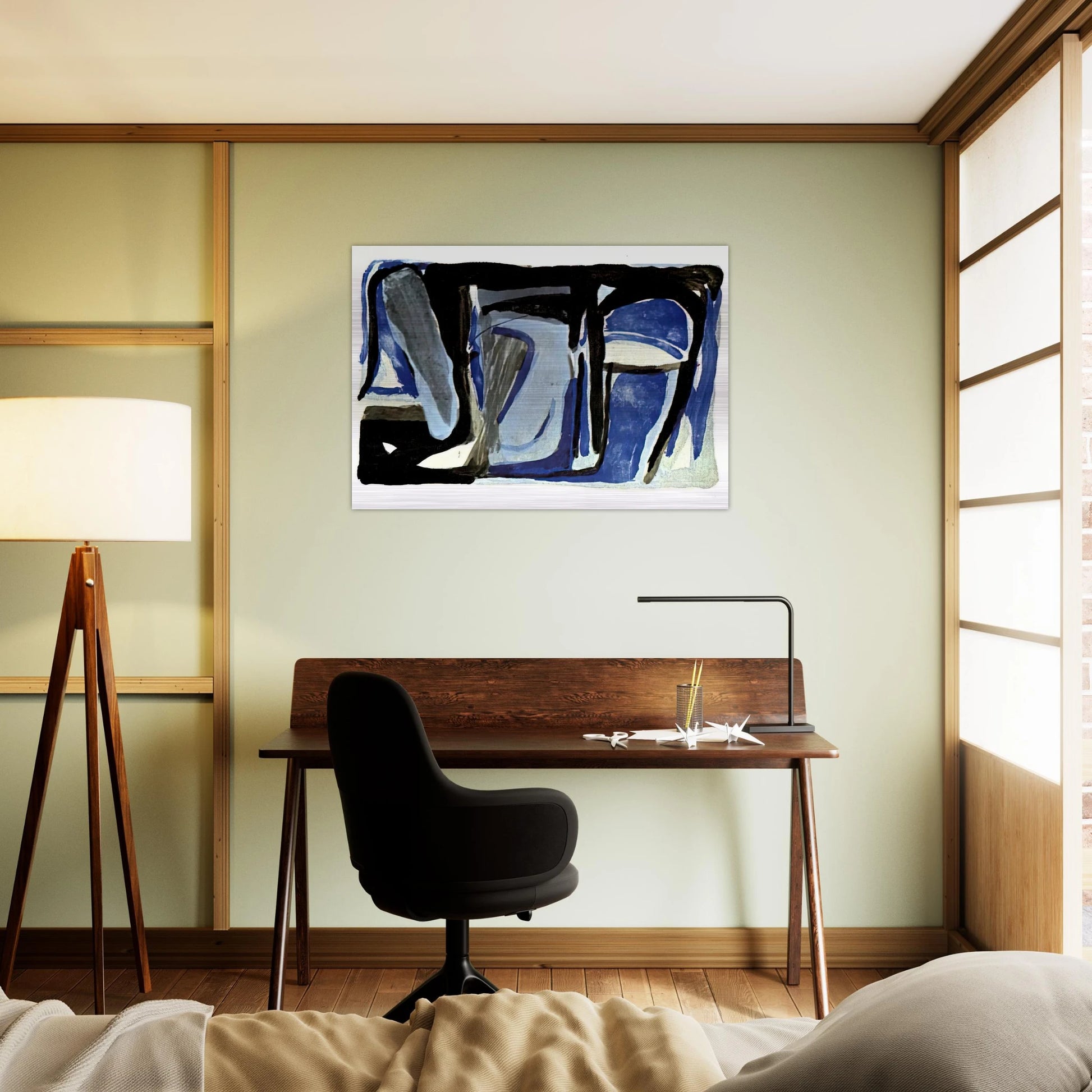 Souvenir Duthuit - 1975 - Bram van Velde Brushed Aluminum Print - 70x100 cm / 28x40 inches | Bram van Velde Aluminum Print | Bram van Velde Prints