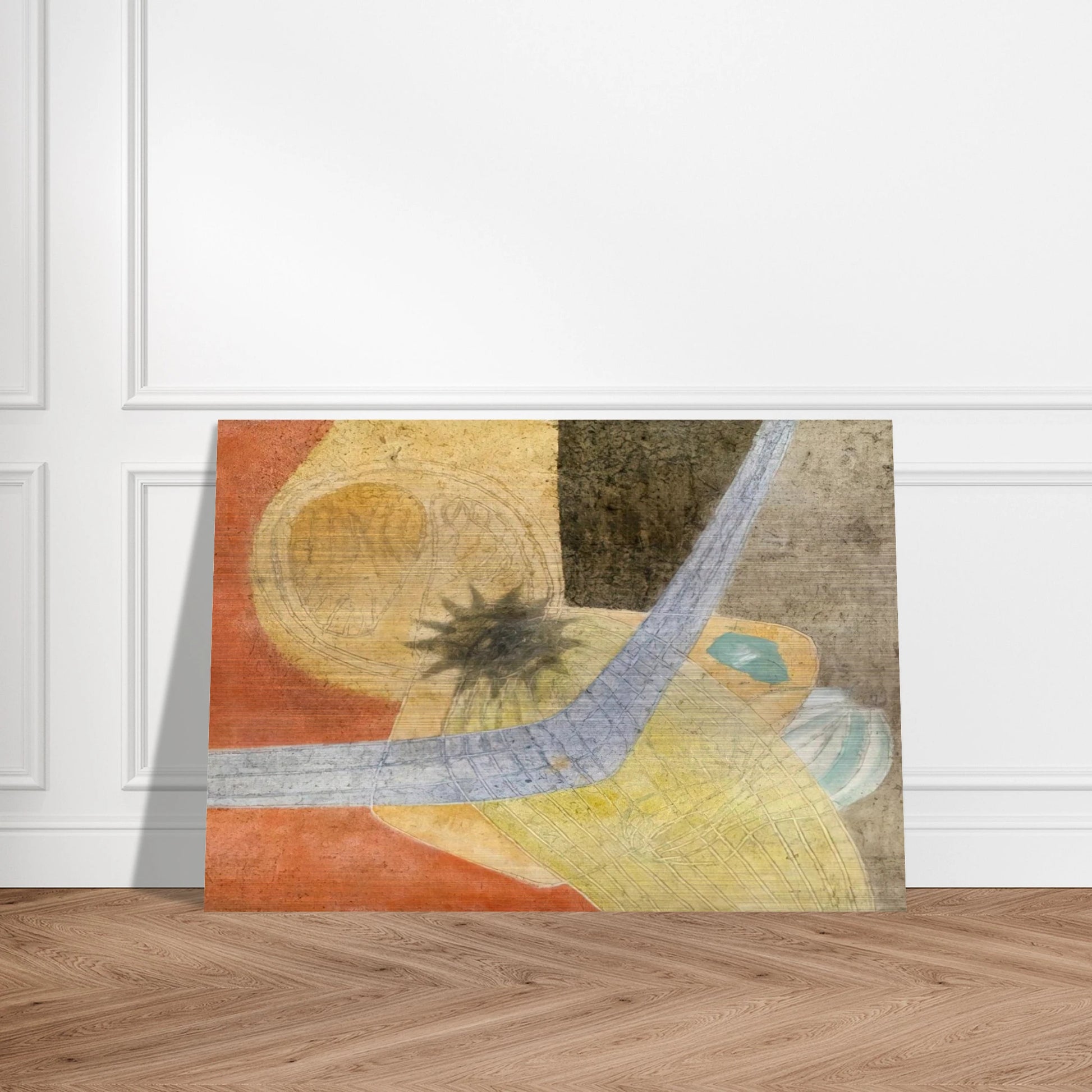 Composition - 1933 - John Ferren Brushed Aluminum Print - 70x100 cm / 28x40 inches | John Ferren Aluminum Print | John Ferren Prints