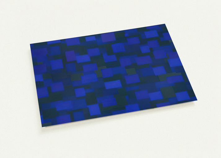 Number 88 Blue - 1950 By Ad Reinhardt Pack of 10 Post Cards | Ad Reinhardt Post Cards | A6 (10.5 x 14.8 cm) - 4.1 x 5.8 inches