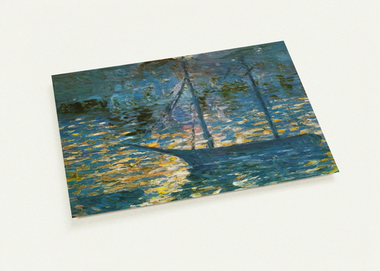 BOAT By Salvador Dali Pack of 10 Post Cards | Salvador Dali Post Cards | A6 (10.5 x 14.8 cm) - 4.1 x 5.8 inches