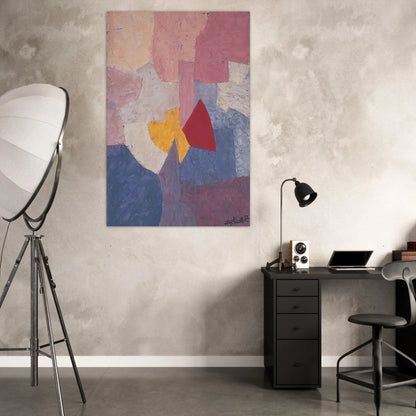 Composition - 1960 - Serge Poliakoff Art Prints - 100x150 cm / 40x60″ inches | Serge Poliakoff Poster | Serge Poliakoff Prints
