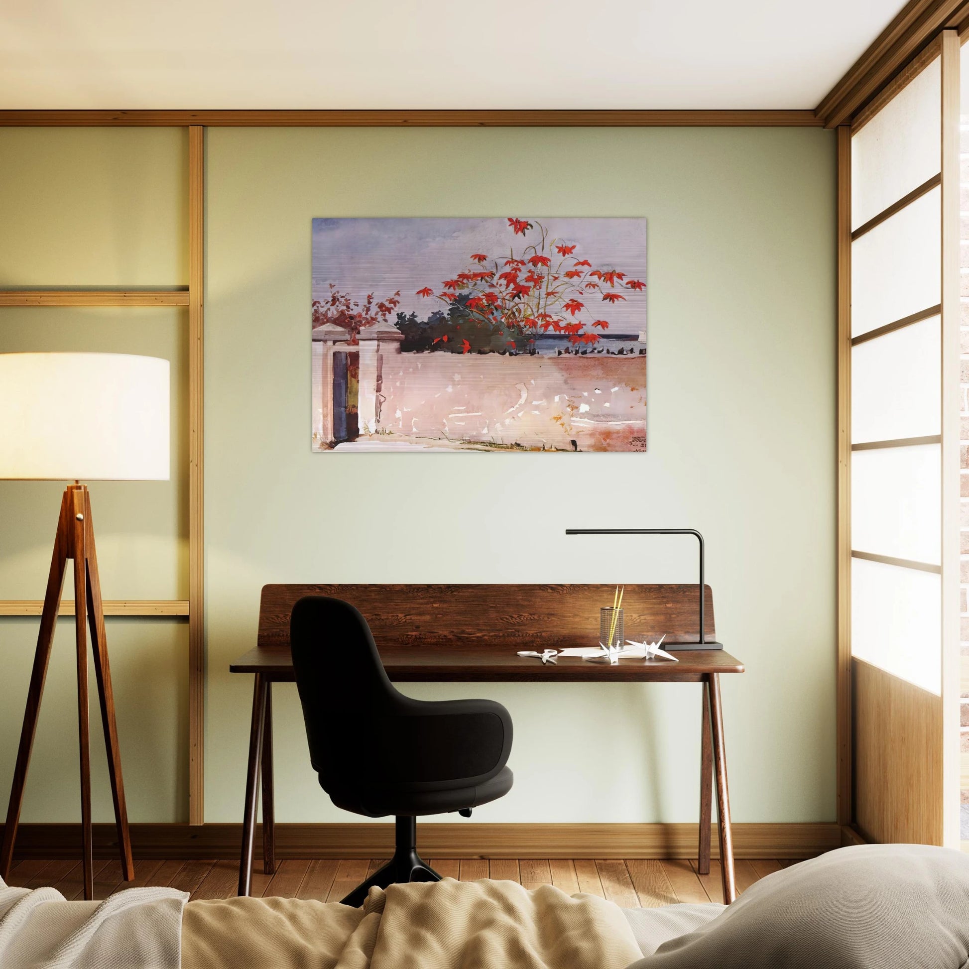 A WALL NASSAU - Winslow Homer Brushed Aluminum Print - 70x100 cm / 28x40 inches | Winslow Homer Aluminum Print | Winslow Homer Prints