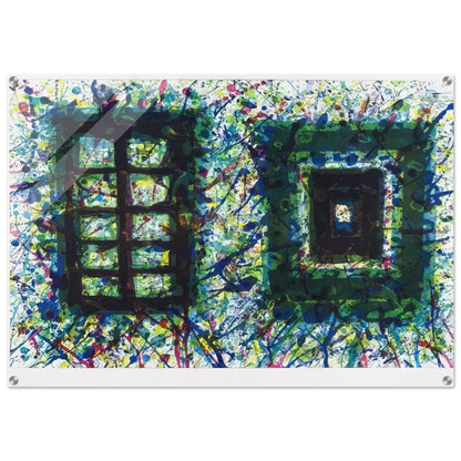 Concert Hall Set III  SF-232  - Sam Francis Acrylic Print - 70x100 cm / 28x40″ inches