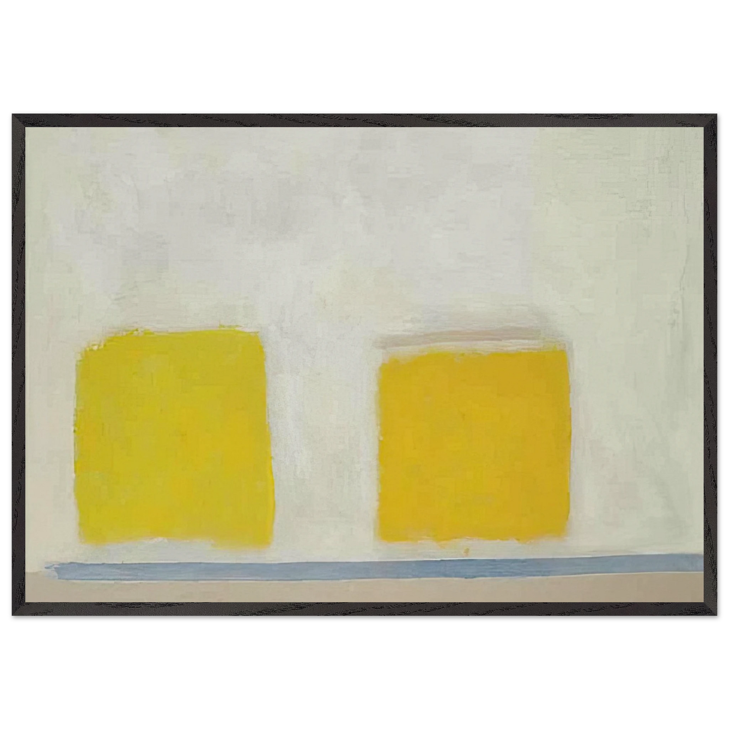 Twin Sun-Box - 1965 - Theodoros Stamos 70x100 cm / 28x40 inches Framed Art Print – Black Wooden Frame