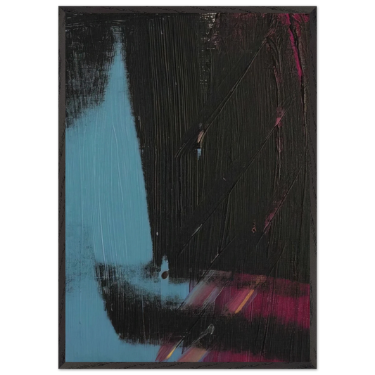 Shadow - Andy Warhol 70x100 cm / 28x40 inches Framed Art Print – Black Wooden Frame