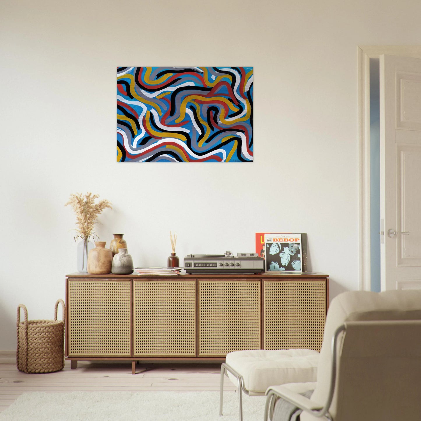 Untitled - Sol LeWitt Brushed Aluminum Print - 70x100 cm / 28x40 inches | Sol LeWitt Aluminum Print | Sol LeWitt Prints