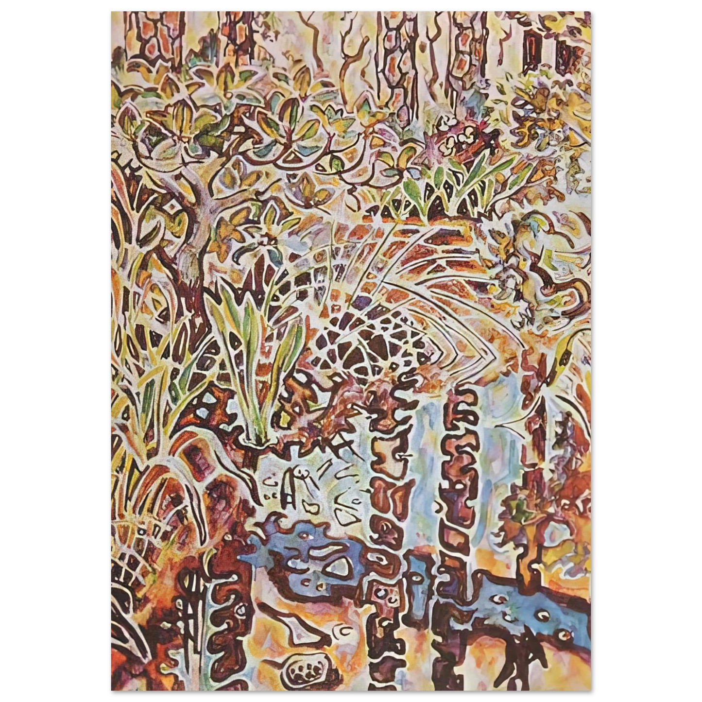 Walter Inglis Anderson - Walter Anderson Wall art - 30x40 cm / 12x16 inches - Premium Wooden Framed Poster With Fine Art Paper-canvas - White frame