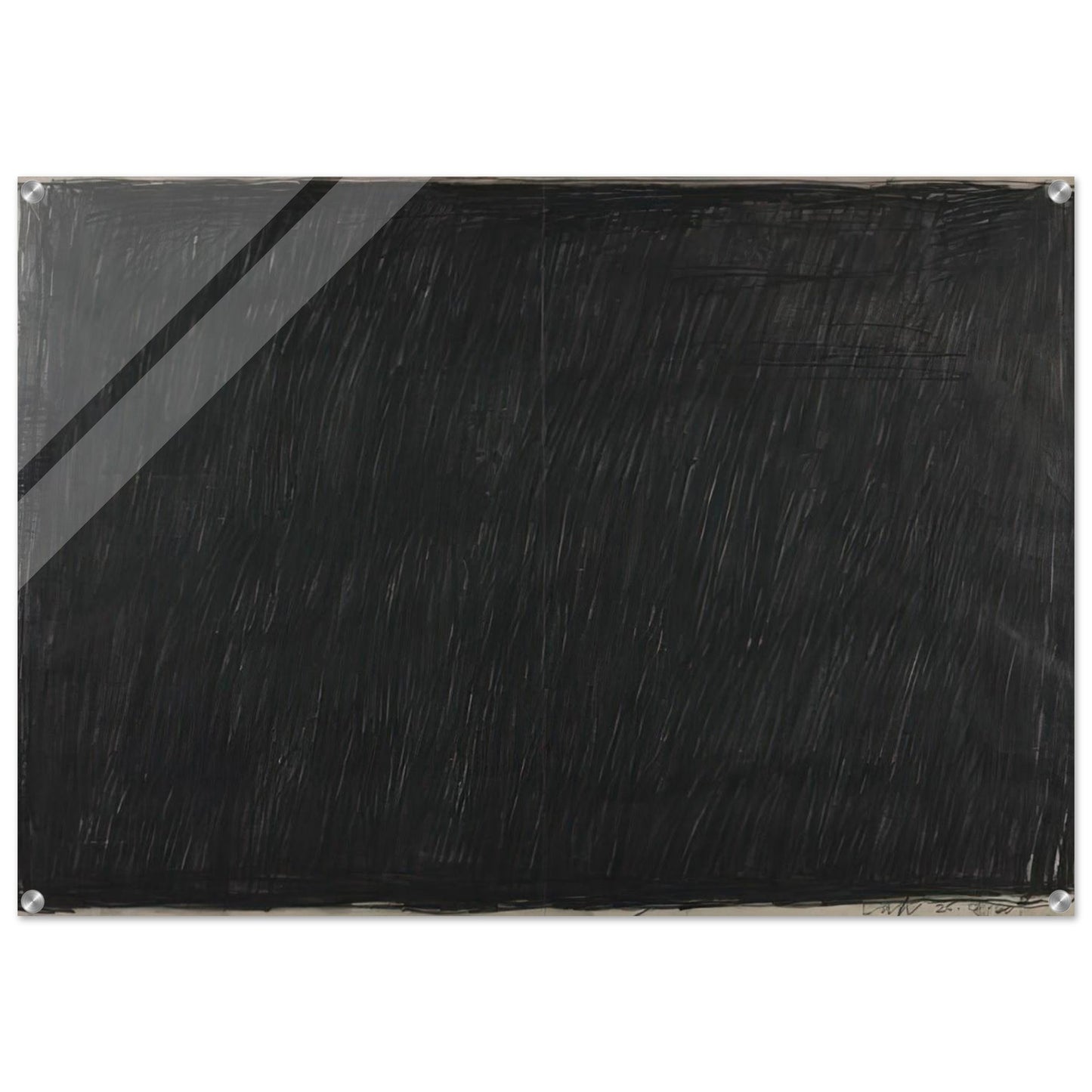 Drawing 25.4.60 - 1960 - Bob Law Acrylic Print - 70x100 cm / 28x40″ inches