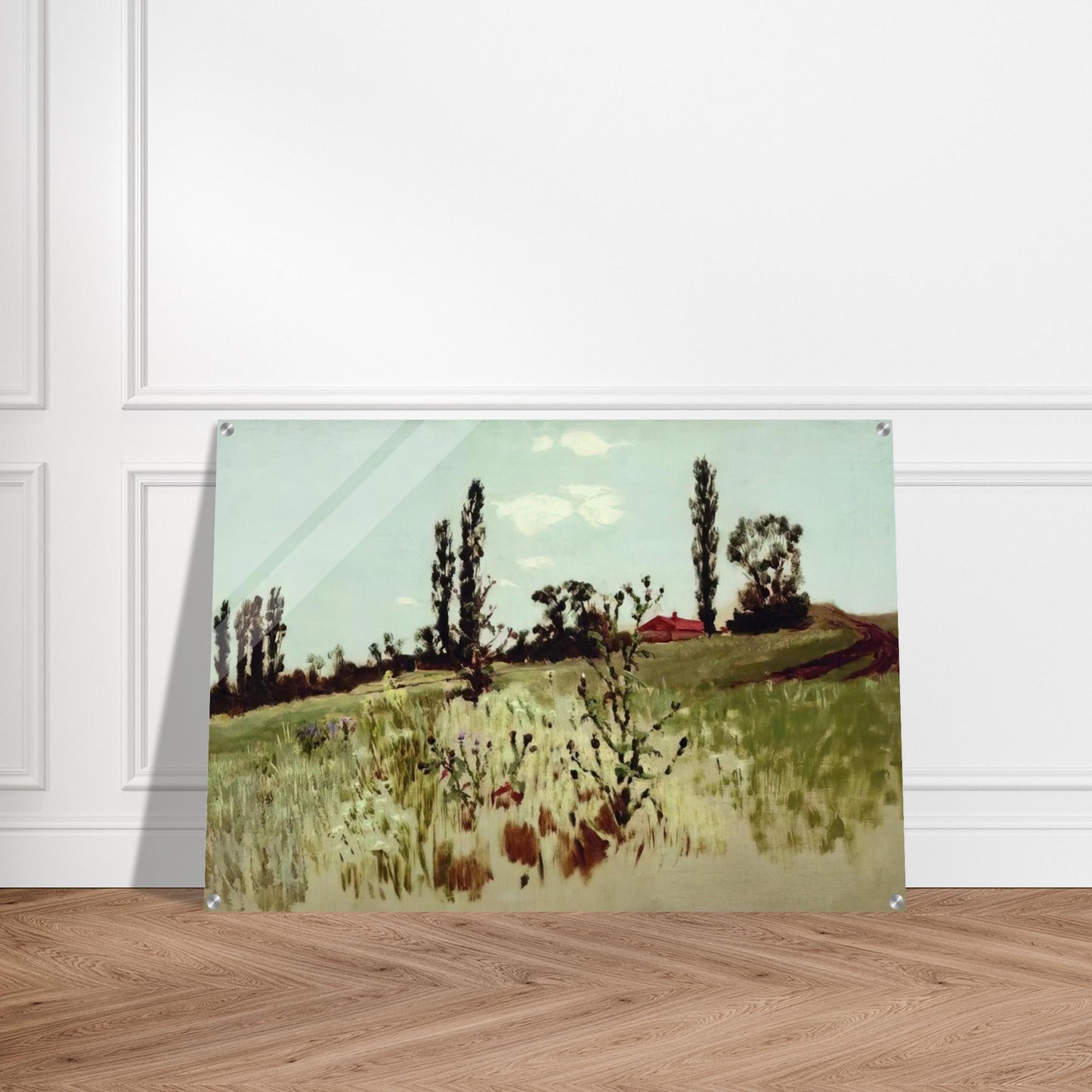 Poplar trees - Arkhyp Kuindzhi Acrylic Print - 70x100 cm / 28x40″ inches