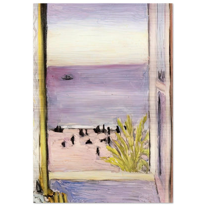 THE OPEN WINDOW 1921 - Henri Matisse Brushed Aluminum Print - 70x100 cm / 28x40 inches | Henri Matisse Aluminum Print | Henri Matisse Prints