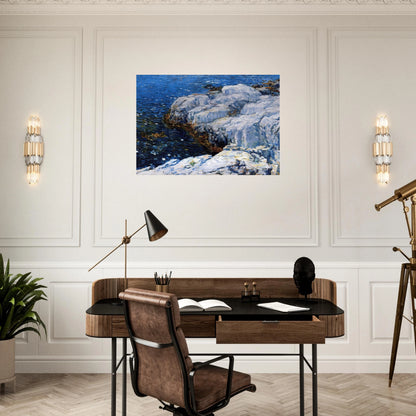 Jelly Fish - Childe Hassam Brushed Aluminum Print - 70x100 cm / 28x40 inches | Childe Hassam Aluminum Print | Childe Hassam Prints