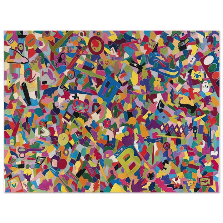 Alighiero Boetti - TUTTO 1988  75x100 cm / 30x40inches Fine Art Poster