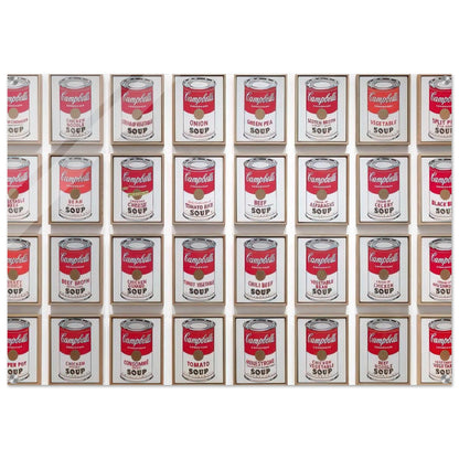 Campbell's Soup Cans - Andy Warhol Acrylic Print - 70x100 cm / 28x40″ inches