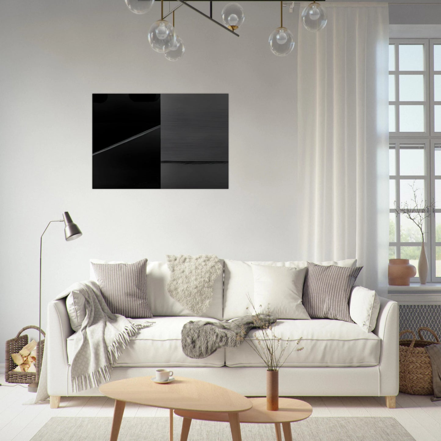 Peinture 222 x 314 cm, 24 février 2008 - 2008 - Pierre Soulages Brushed Aluminum Print - 70x100 cm / 28x40 inches | Pierre Soulages Aluminum Print | Pierre Soulages Prints