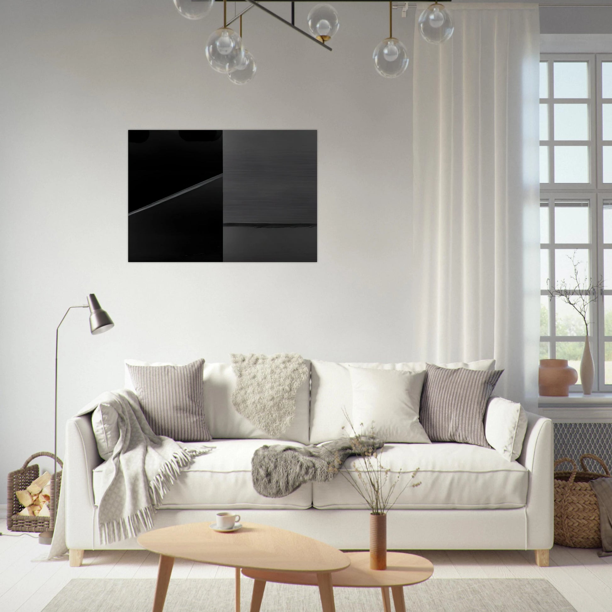 Peinture 222 x 314 cm, 24 février 2008 - 2008 - Pierre Soulages Brushed Aluminum Print - 70x100 cm / 28x40 inches | Pierre Soulages Aluminum Print | Pierre Soulages Prints