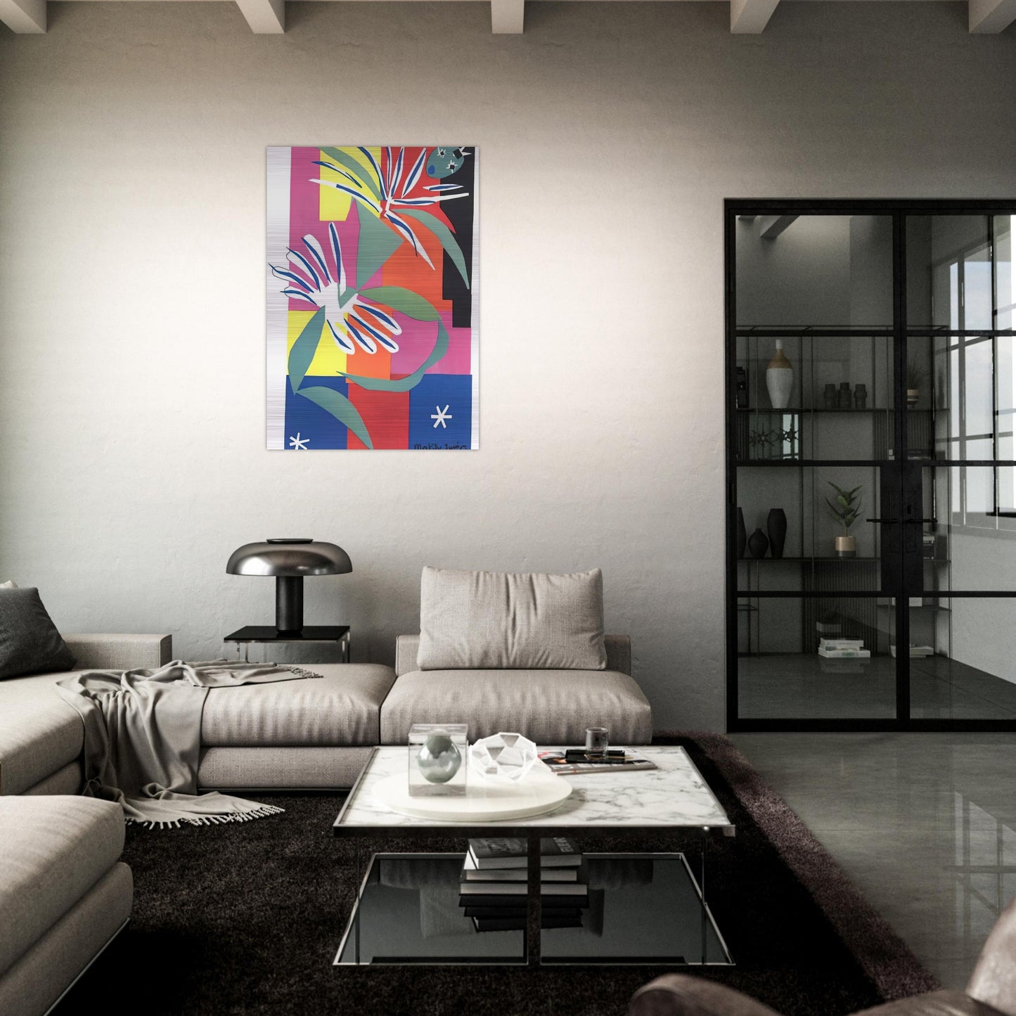 CREOLE DANCER - Henri Matisse Brushed Aluminum Print - 70x100 cm / 28x40 inches | Henri Matisse Aluminum Print | Henri Matisse Prints