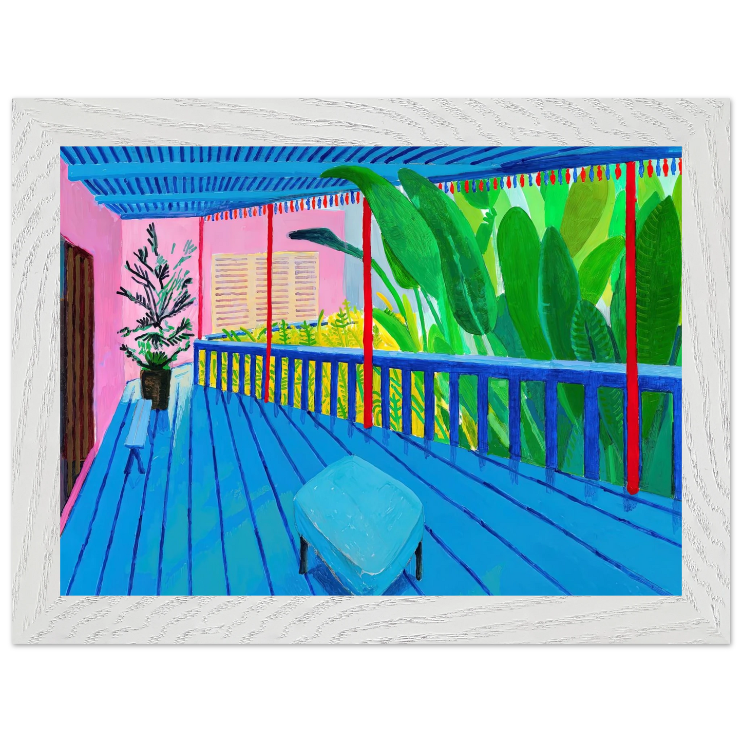 David Hockney - David Hockney Wall art - 15x20 cm / 6x8 inches - Fine Art Poster-canvas - -