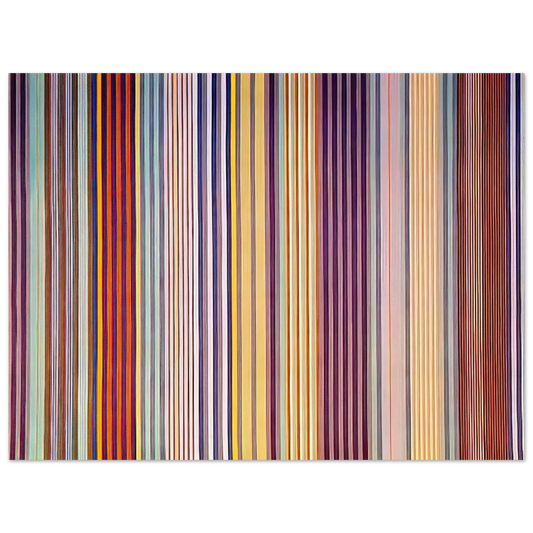 Gene Davis - Royal Veil - 1971  75x100 cm / 30x40inches Fine Art Poster