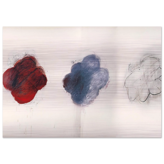 Fifty Days at Iliam. Shades of Achilles, Patroclus, and Hector - Cy Twombly Brushed Aluminum Print - 70x100 cm / 28x40 inches | Cy Twombly Aluminum Print | Cy Twombly Prints