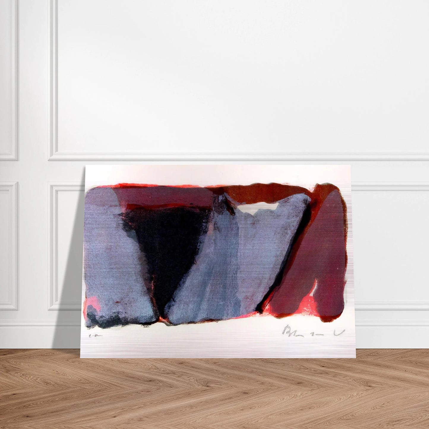 Untitled - 1979 - Bram van Velde Brushed Aluminum Print - 70x100 cm / 28x40 inches | Bram van Velde Aluminum Print | Bram van Velde Prints