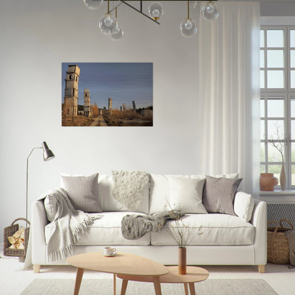 KIEFER S STUDIO COMPLEX AT BARJAC IN SOUTHERN FRANCE 2012 - Anselm Kiefer Brushed Aluminum Print - 70x100 cm / 28x40 inches | Anselm Kiefer Aluminum Print | Anselm Kiefer Prints