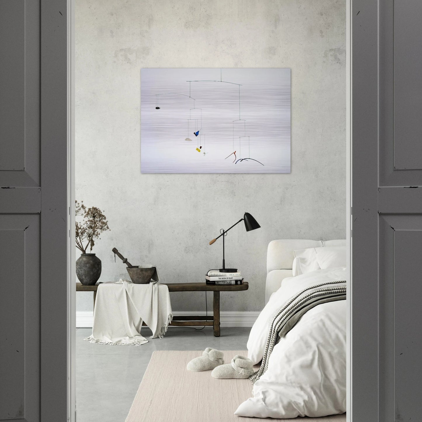TINES 1943 - Alexander Calder Brushed Aluminum Print - 70x100 cm / 28x40 inches | Alexander Calder Aluminum Print | Alexander Calder Prints