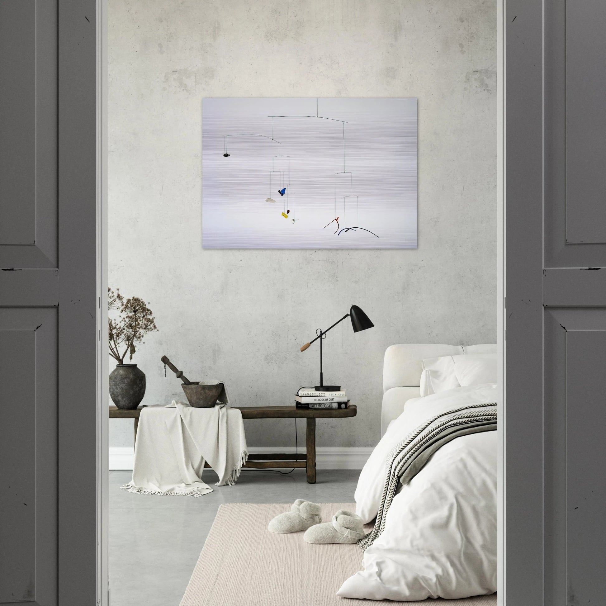 TINES 1943 - Alexander Calder Brushed Aluminum Print - 70x100 cm / 28x40 inches | Alexander Calder Aluminum Print | Alexander Calder Prints