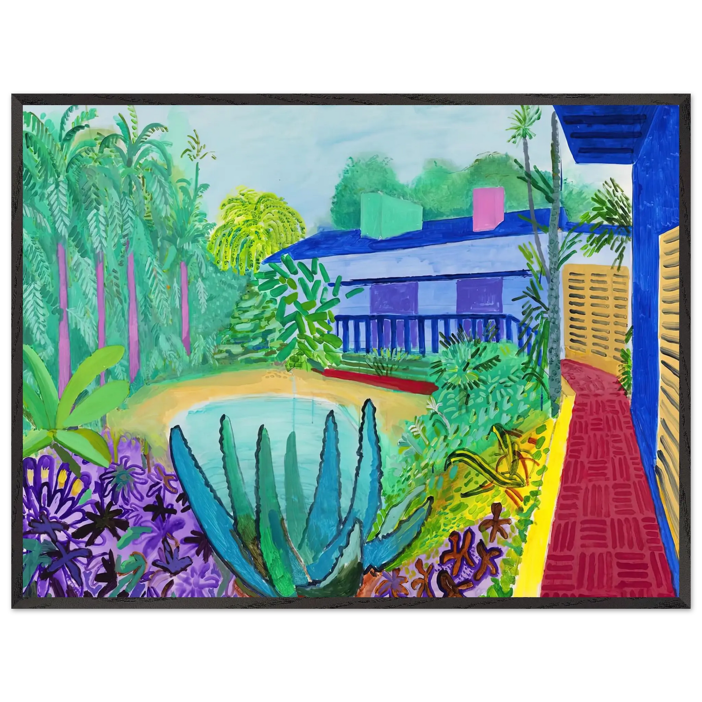 David Hockney - David Hockney Wall art - 70x100 cm / 28x40 Inches - Fine Art Poster - -